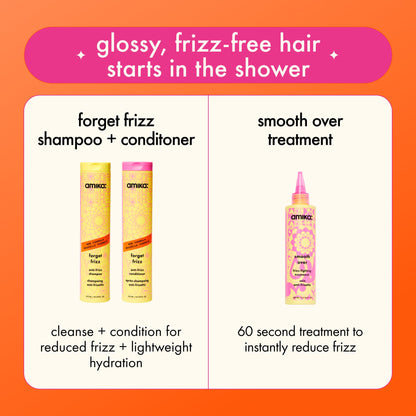amika | forget frizz anti-frizz shampoo (1L)