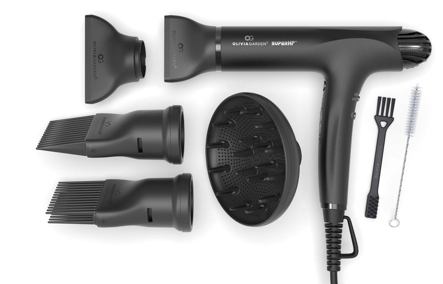 Olivia Garden | SuperHP Hair Dryer – Black