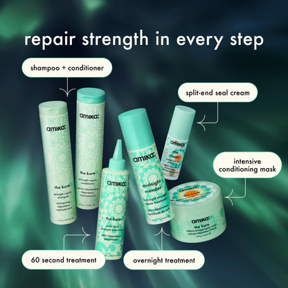 amika | midnight mender overnight strength repair treatment mask (100ml)