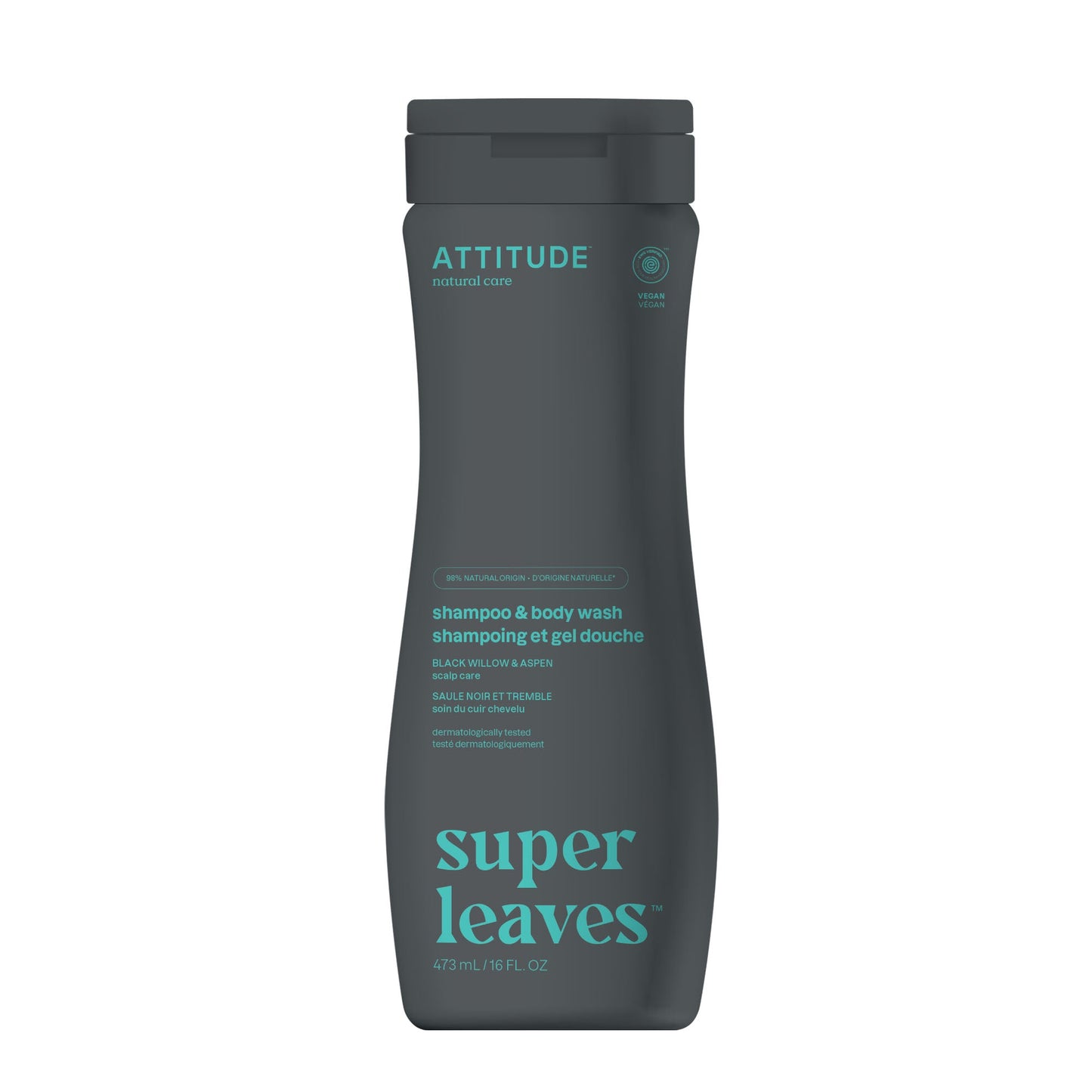 ATTITUDE | Super Leaves 2-In-1 Shampoo and Body Wash Scalp Care (473ml)