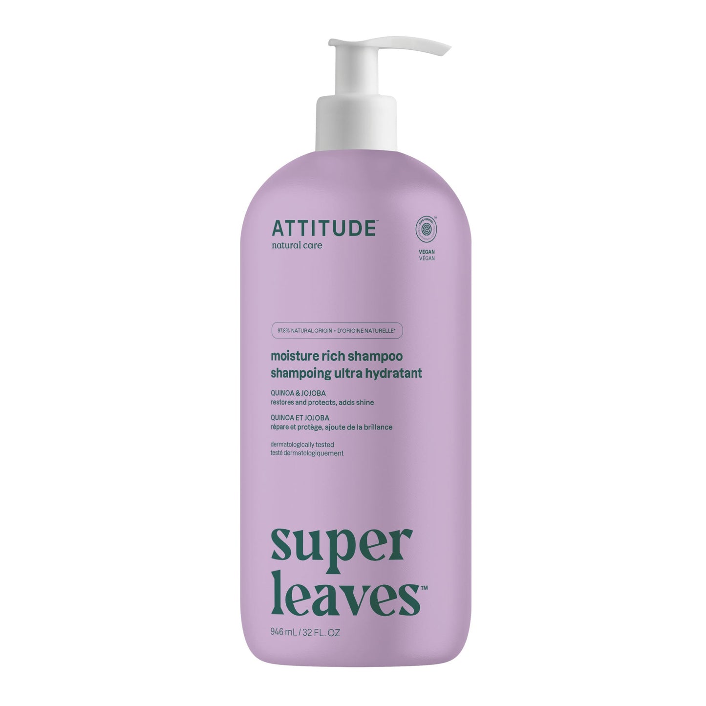 ATTITUDE | Super Leaves Moisture Rich Shampoo (946ml)