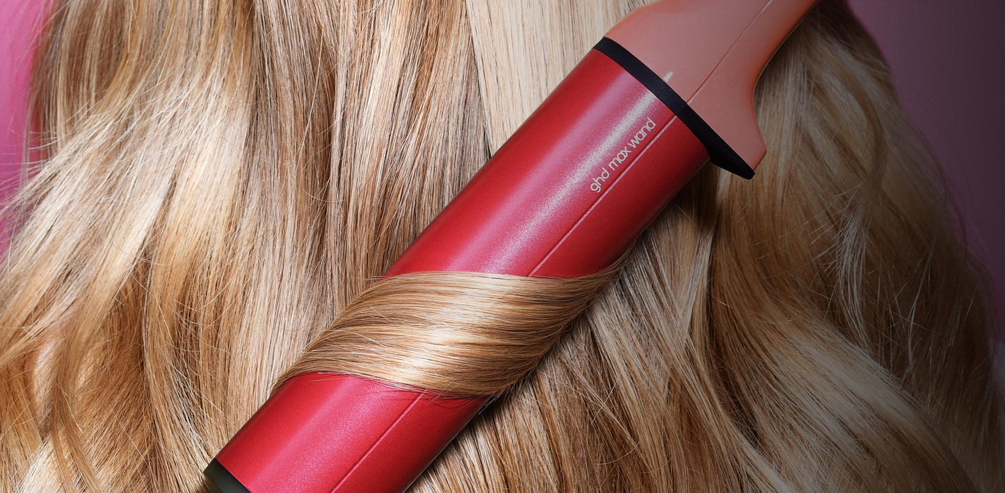 ghd | Chronos Curve Max Wand (1.5" Barrel) for Loose Waves in Candy Coral