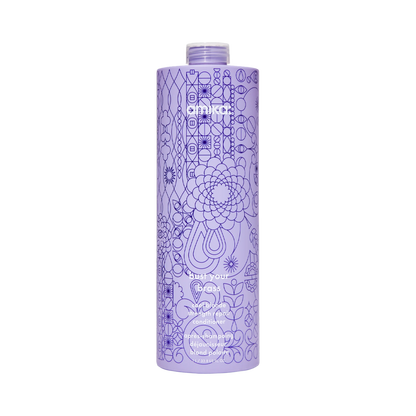amika | bust your brass cool blonde strength repair conditioner (1L)