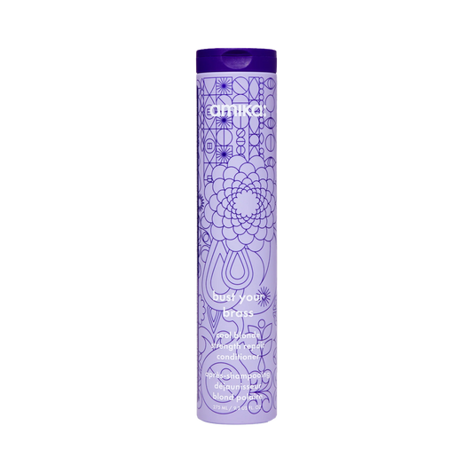 amika | bust your brass cool blonde strength repair conditioner (275ml)