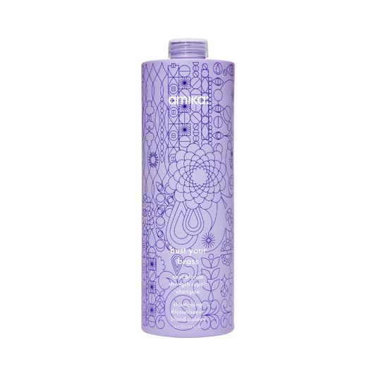 amika | bust your brass cool blonde strength repair shampoo (1L)