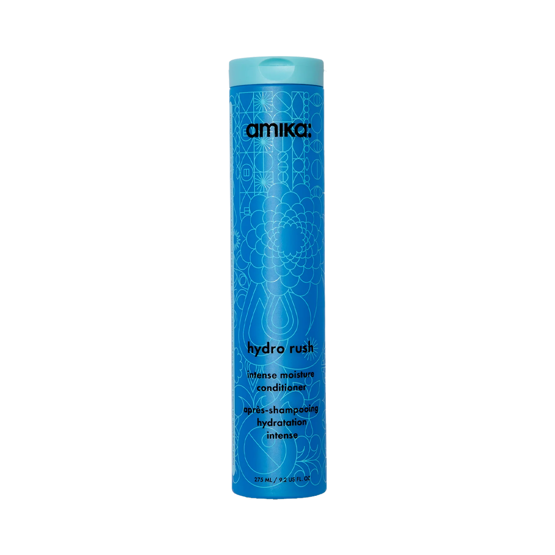 amika | hydro rush intense moisture conditioner for dry hair (275ml)