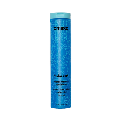 amika | hydro rush intense moisture conditioner for dry hair (275ml)