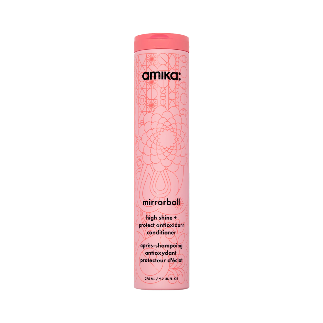 amika | mirrorball high shine + protect antioxidant conditioner (275ml)