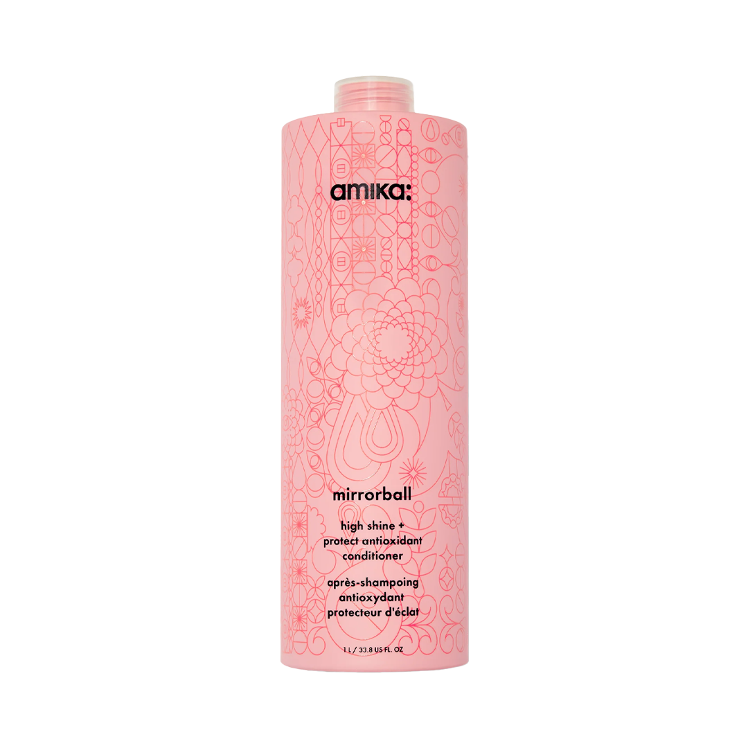 amika | mirrorball high shine + protect antioxidant conditioner (1L)