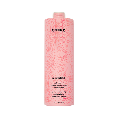 amika | mirrorball high shine + protect antioxidant conditioner (1L)
