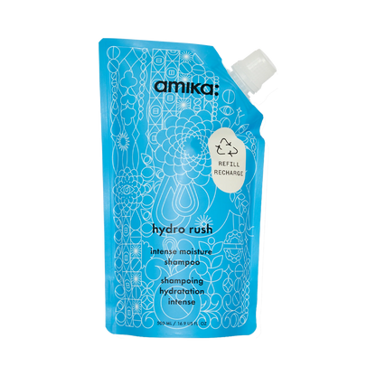 amika | hydro rush intense moisture shampoo (500ml)