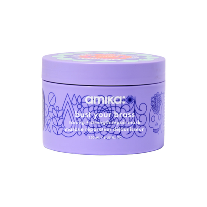 amika | bust your brass toning + strength repair mask (250ml)