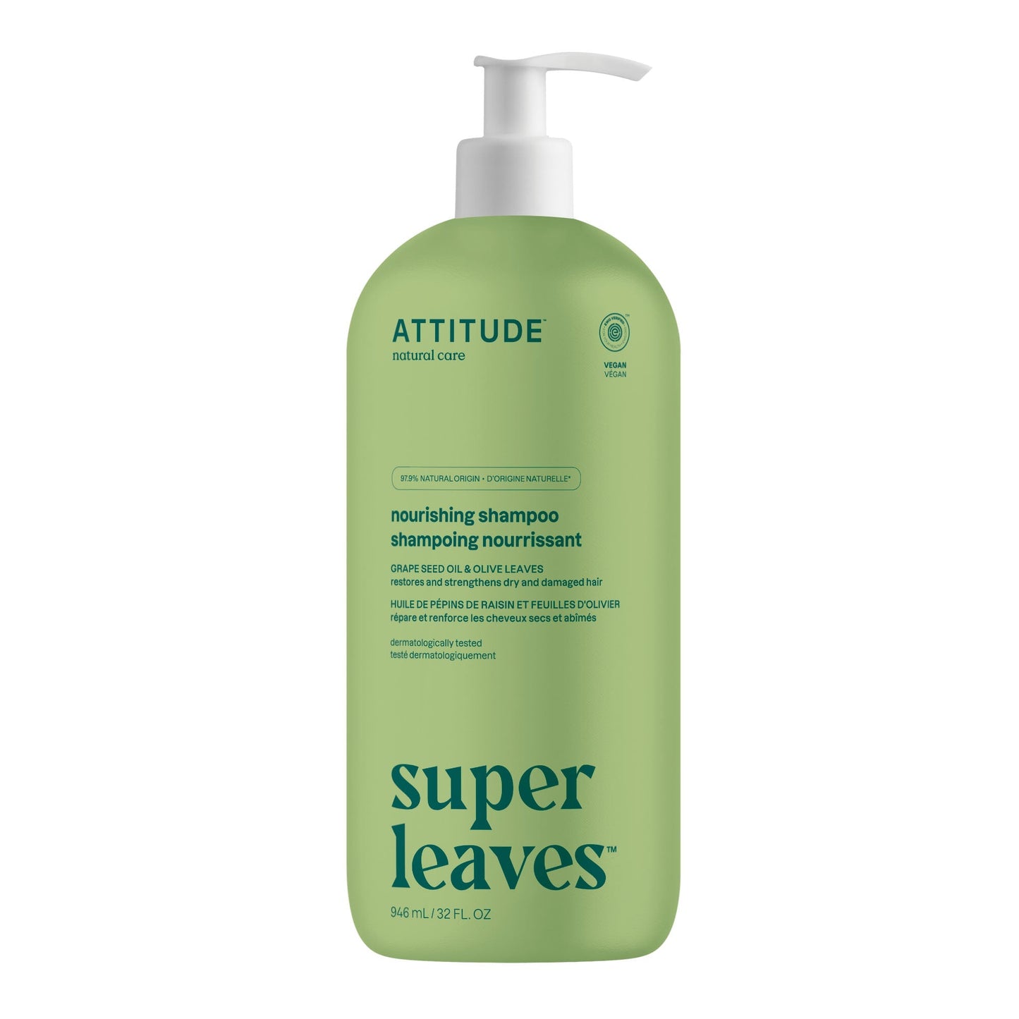 ATTITUDE | Super Leaves Nourishing Shampoo (946ml)