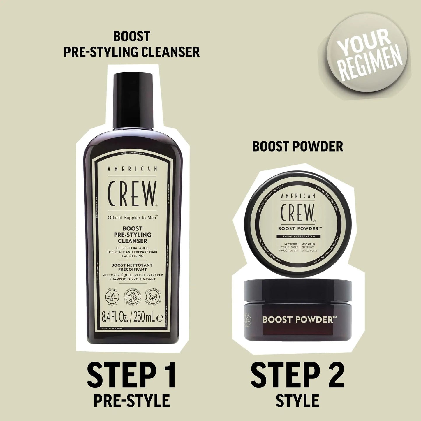American Crew | Boost Pre-Styling Shampoo (250ml)