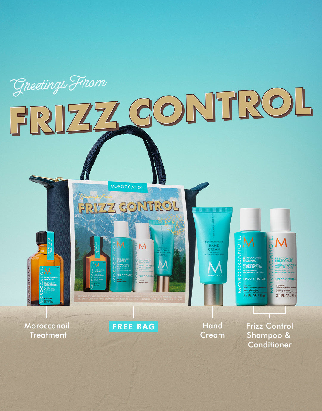 Moroccanoil | Frizz Travel Set