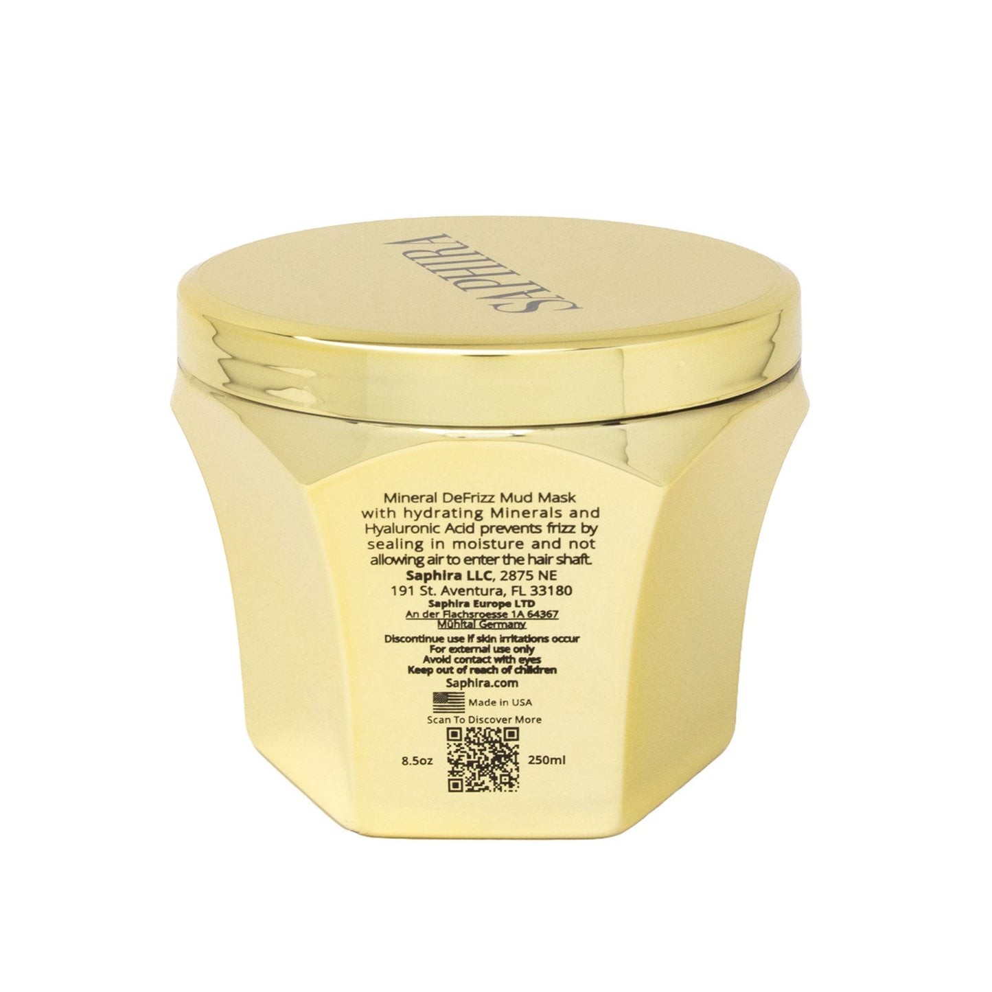 Saphira | Mineral DeFrizz Anti Frizz Mineral Mud (250ml)
