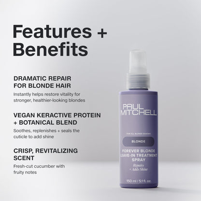 Paul Mitchell | Forever Blonde Leave-In Treatment Spray (150ml)