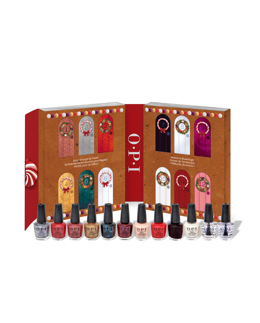 OPI | Nail Lacquer • Good Enough to Treat: Holiday '25 Nail Lacquer 12 PC Mini-Pack