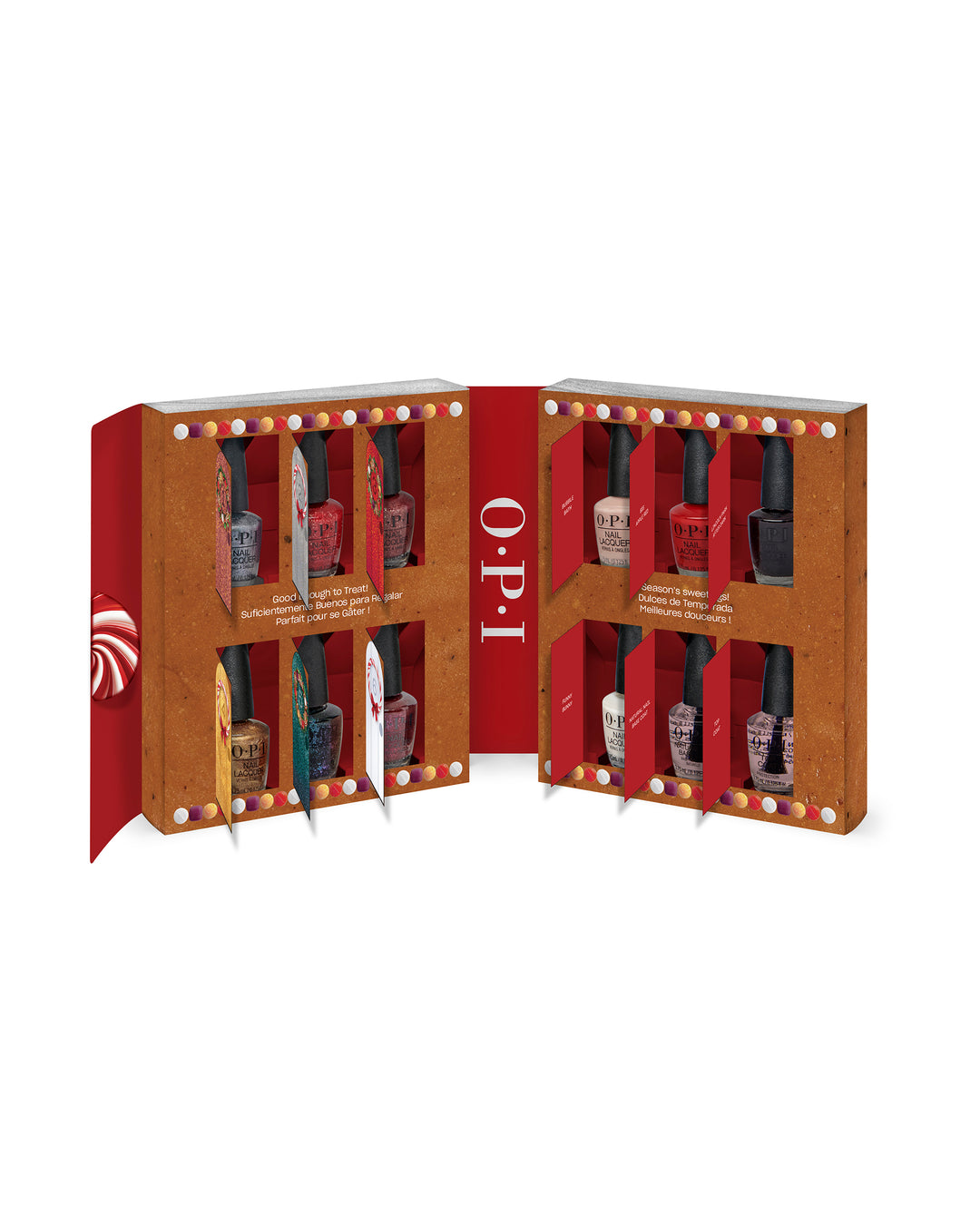 OPI | Nail Lacquer • Good Enough to Treat: Holiday '25 Nail Lacquer 12 PC Mini-Pack