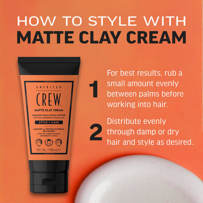American Crew | Matte Clay Cream (150ml)