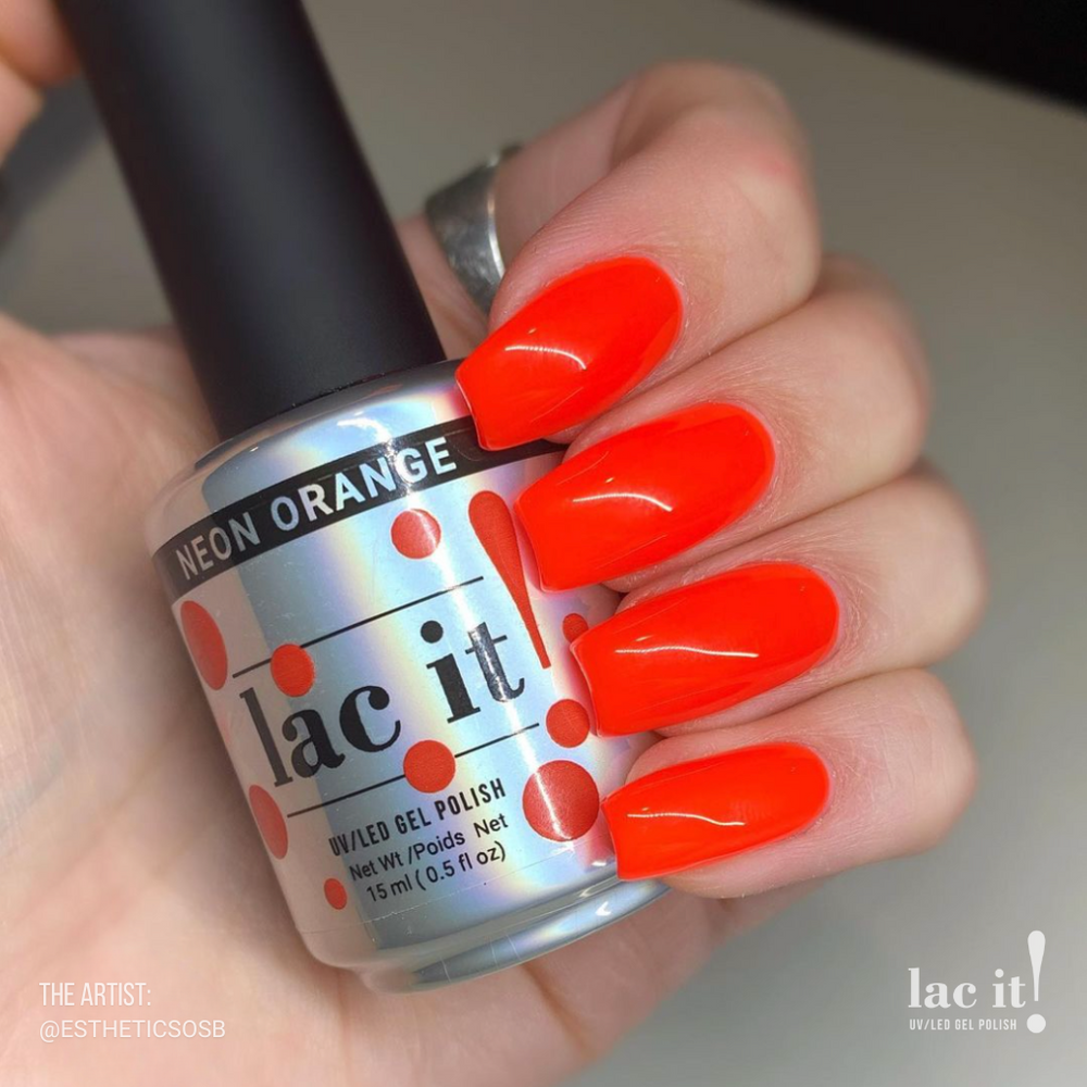 en Vogue | Lac it! Gel Polish • Neon Orange