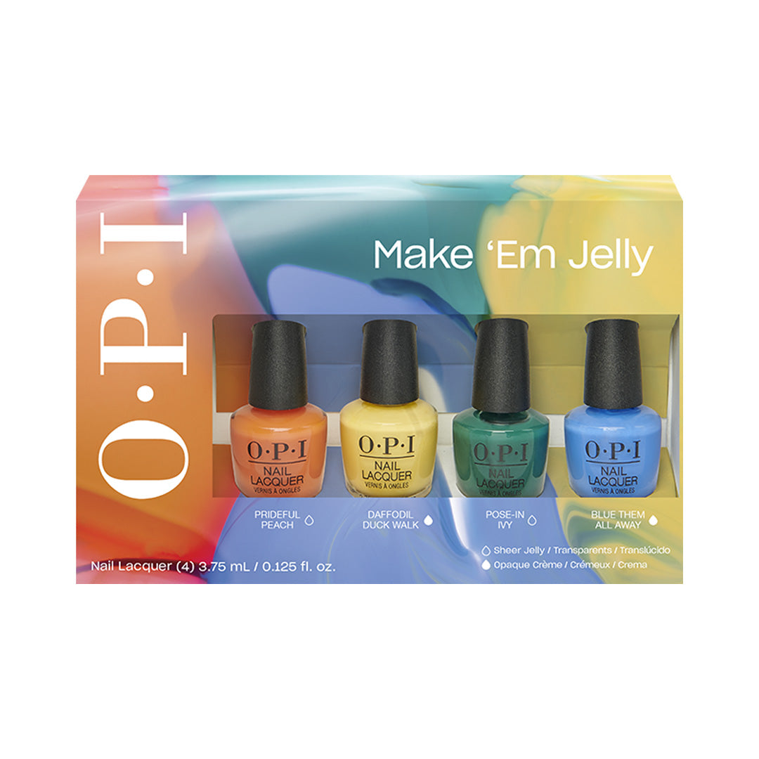 OPI | Nail Lacquer • Make 'Em Jelly!: Summer '25 Nail Lacquer 4PC Mini-Pack