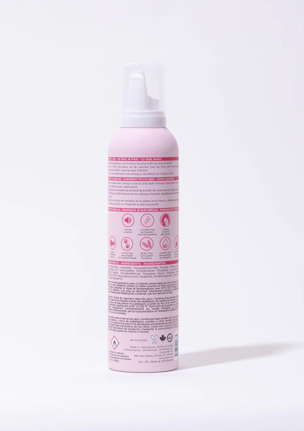 DesignMe | PUFF.ME Volumizing Mousse (250ml)