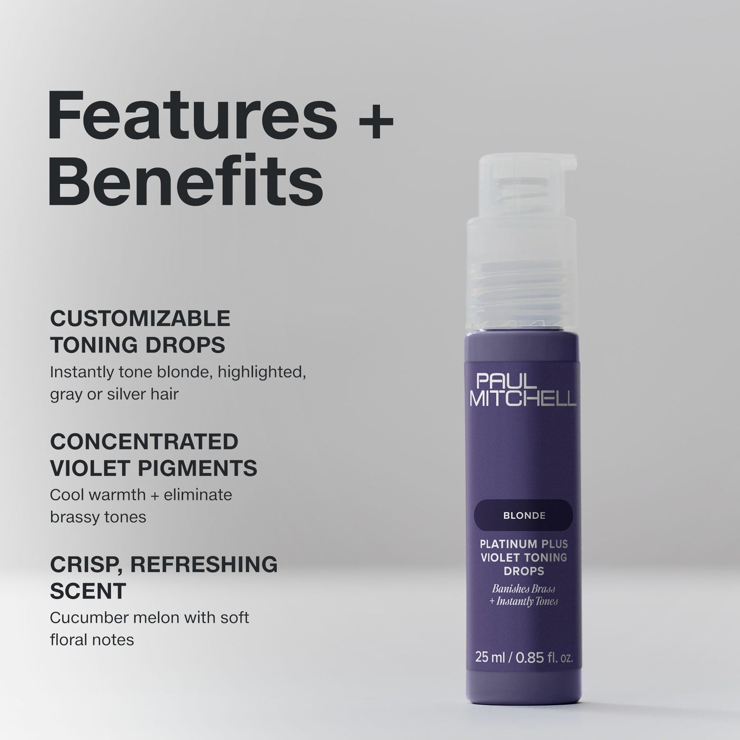 Paul Mitchell | Platinum Plus Violet Toning Drops (25ml)