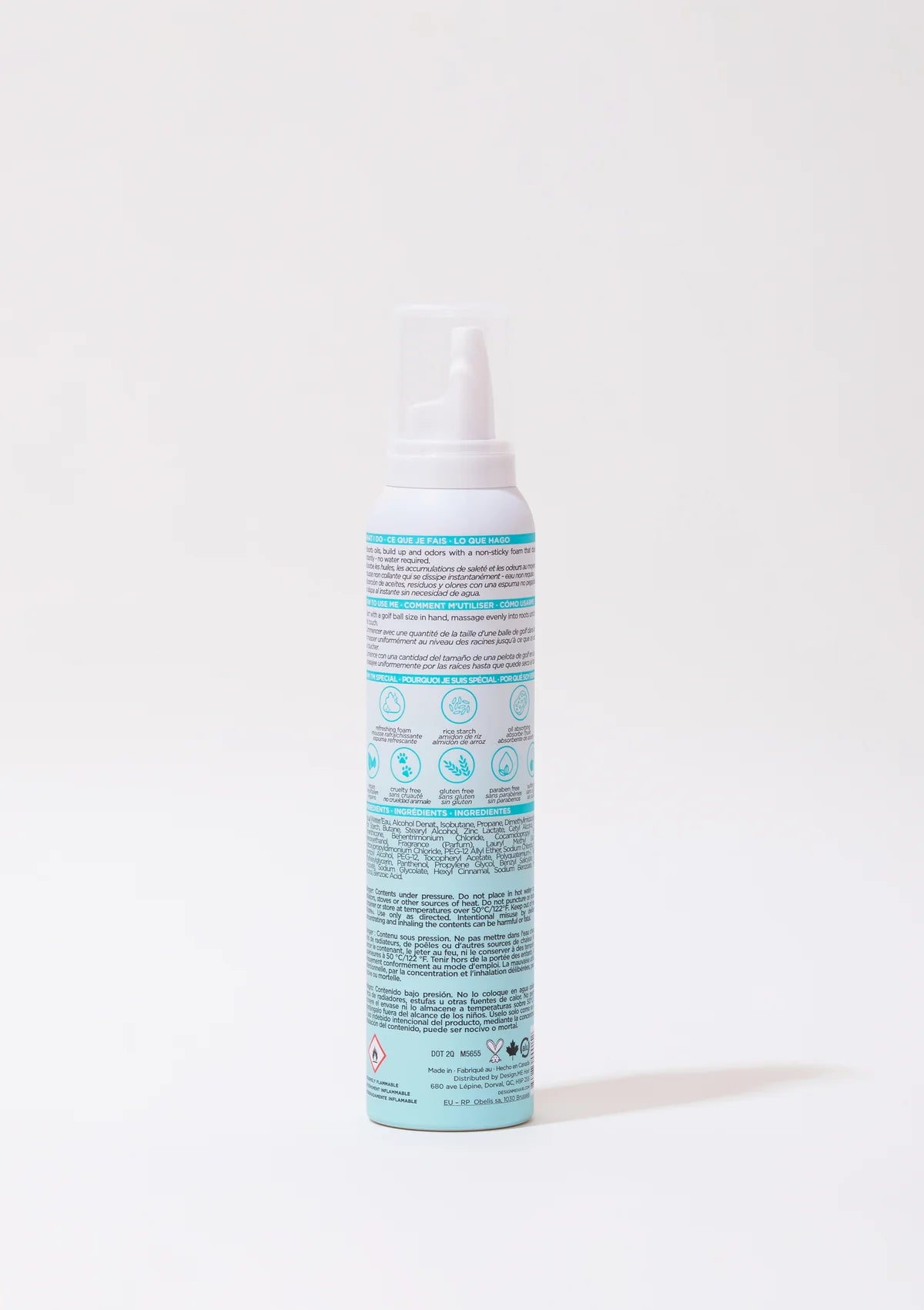 DesignMe | QUICKIE.ME Dry Shampoo Foam (189ml)