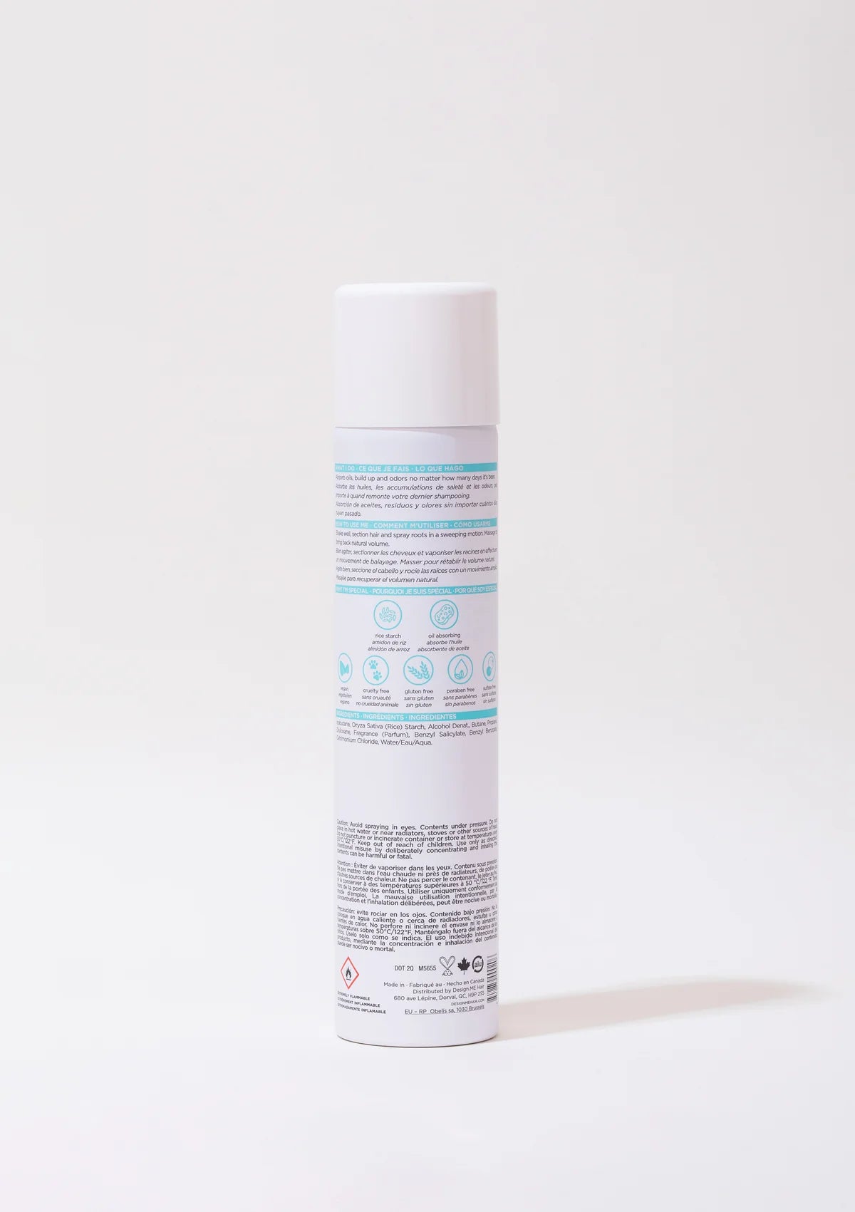 DesignMe | QUICKIE.ME Dry Shampoo for Light Tones (330ml)