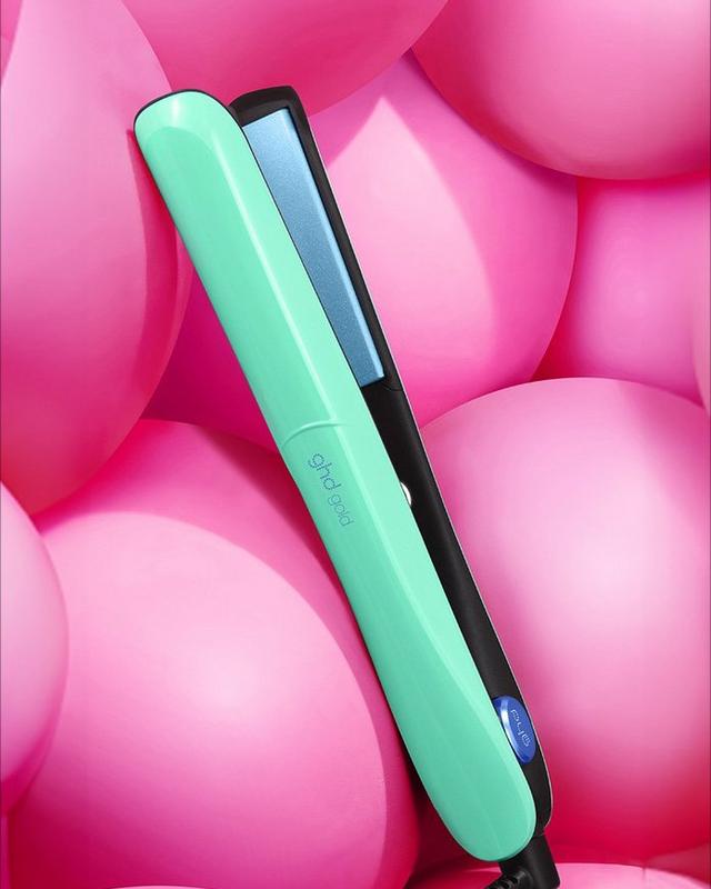 ghd | Gold Flat Iron (1" Plate) in Jelly Mint