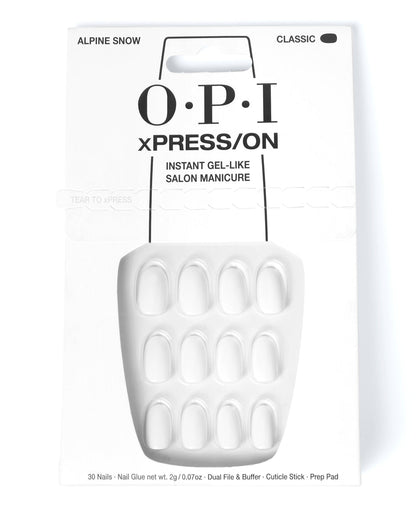 OPI | xPRESS/ON • Alpine Snow (Classic)