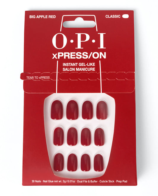 OPI | xPRESS/ON • Big Apple Red (Classic)