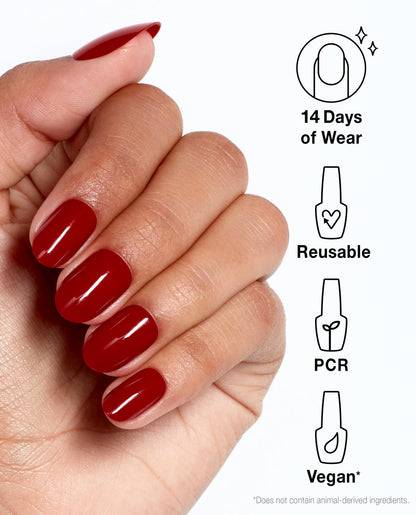 OPI | xPRESS/ON • Big Apple Red (Classic)