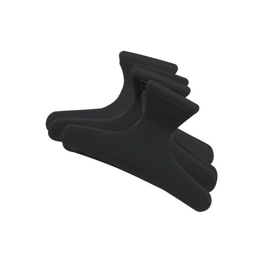 BaBylissPRO | Black Plastic Jaw Clips 12 per Bag