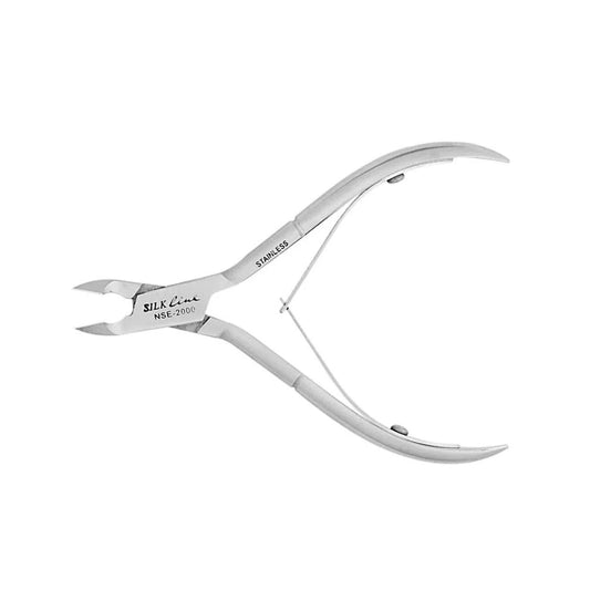 Silkline | Cuticle Nipper, Full Jaw Satin Finish 4 Inches