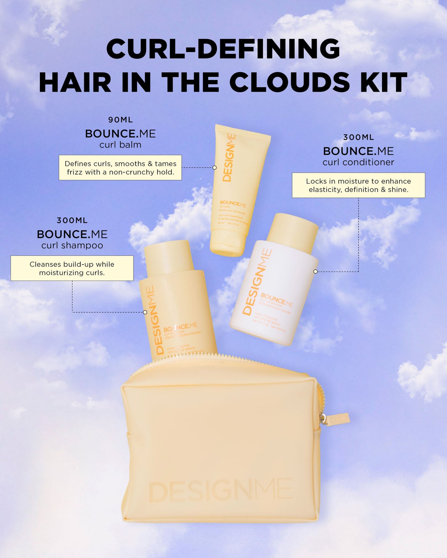 DesignMe | Hair In the Clouds Curl-Defining Kit