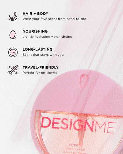 DesignMe | PUFF.ME Hair & Body Fragrance Mist (25ml)