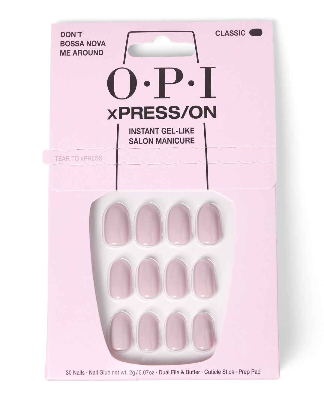 OPI | xPRESS/ON • Don’t Bossa Nova Me Around (Classic)