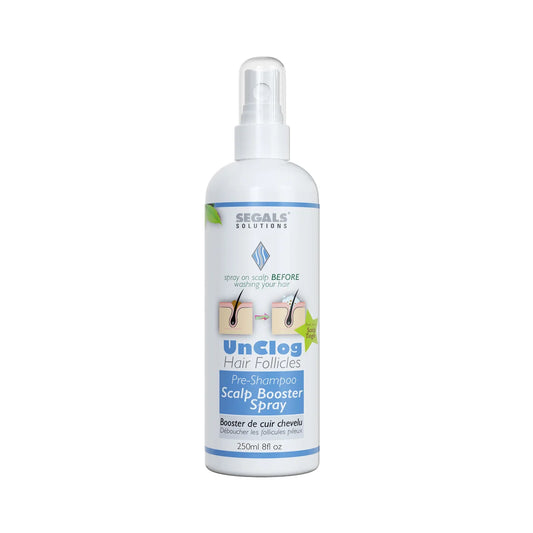 Segals Solutions | Pre Shampoo Scalp Booster Spray (250ml)