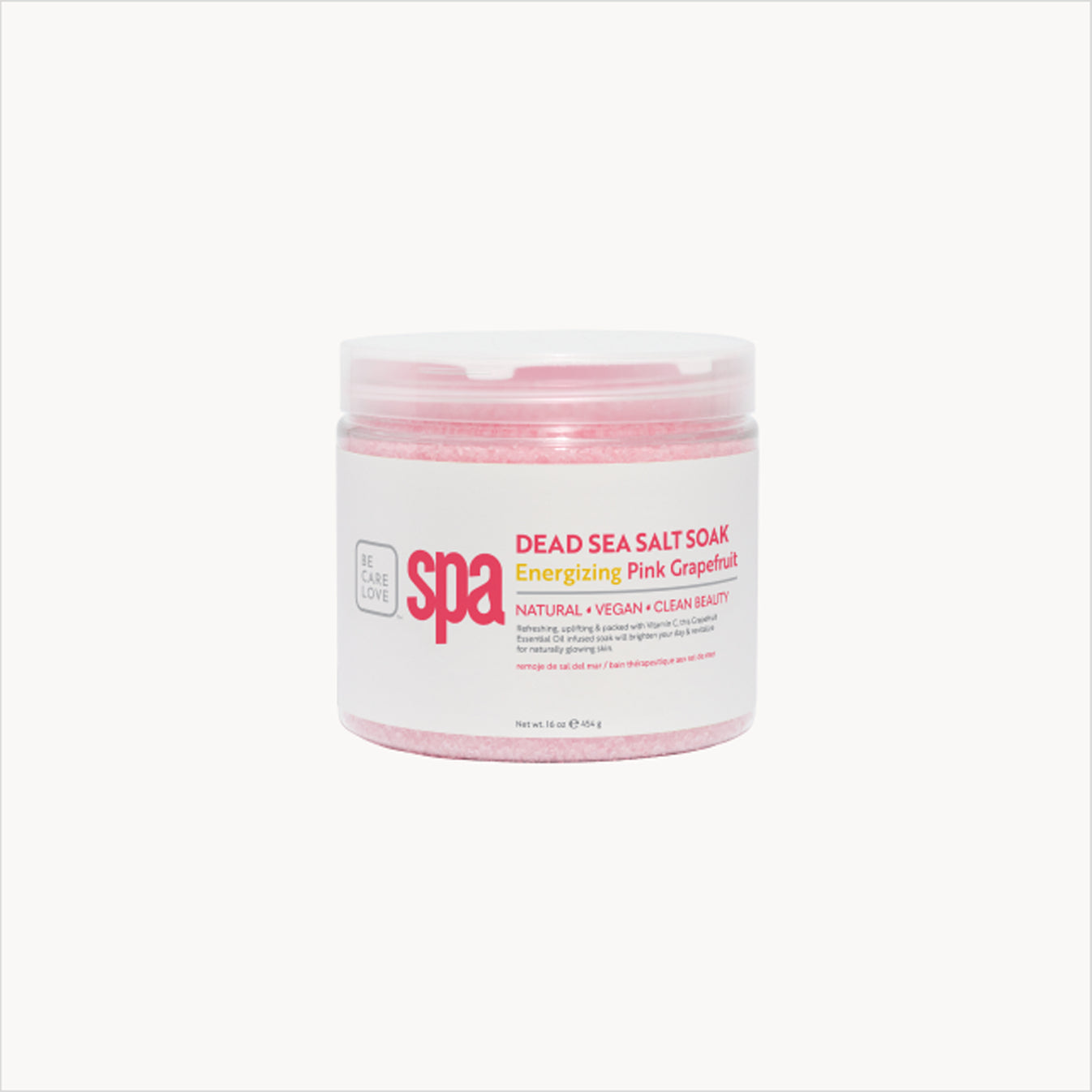 BCL Spa | Pink Grapefruit Dead Sea Salt Soak (16oz)