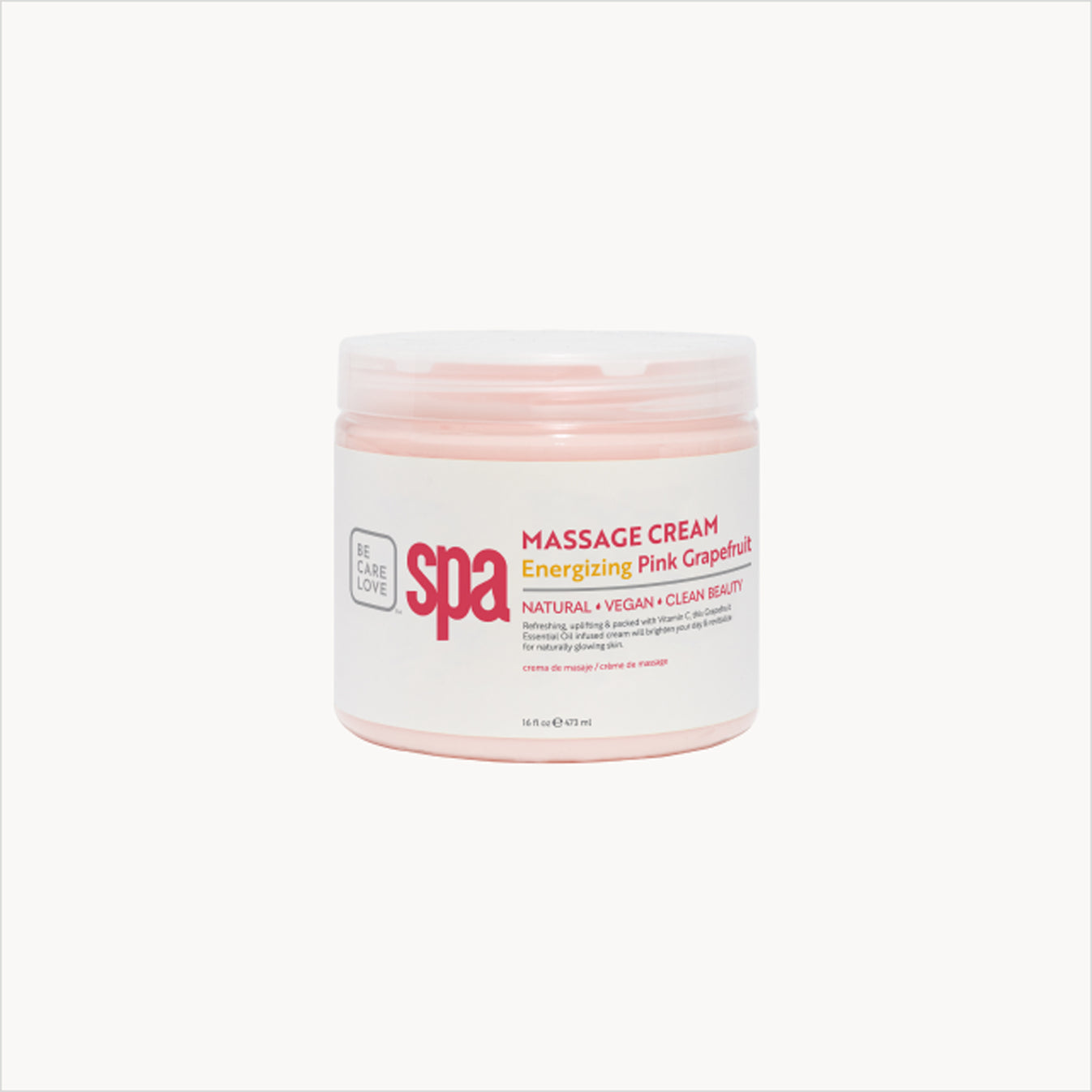 BCL Spa | Pink Grapefruit Massage Cream (16oz)