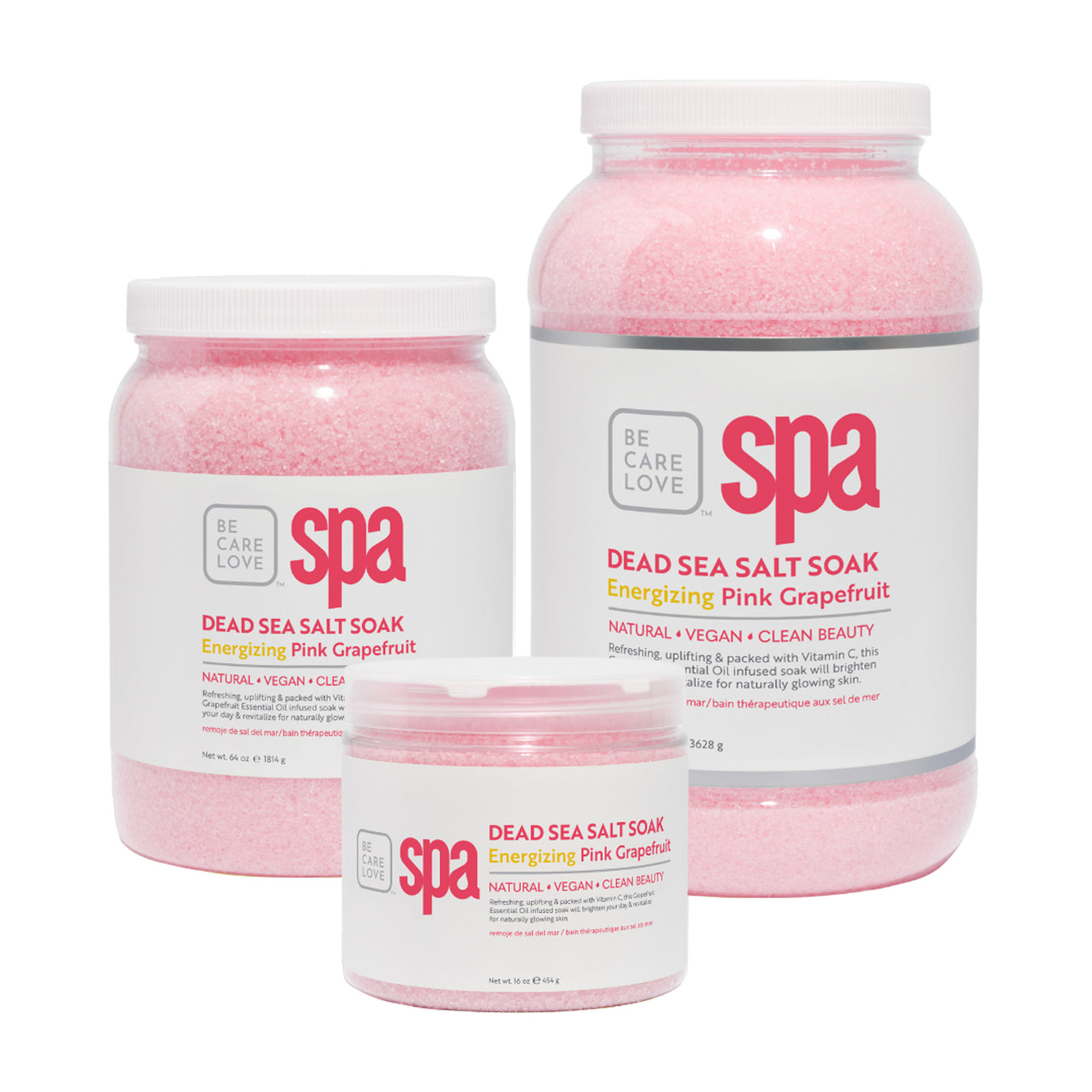 BCL Spa | Pink Grapefruit Dead Sea Salt Soak (16oz)