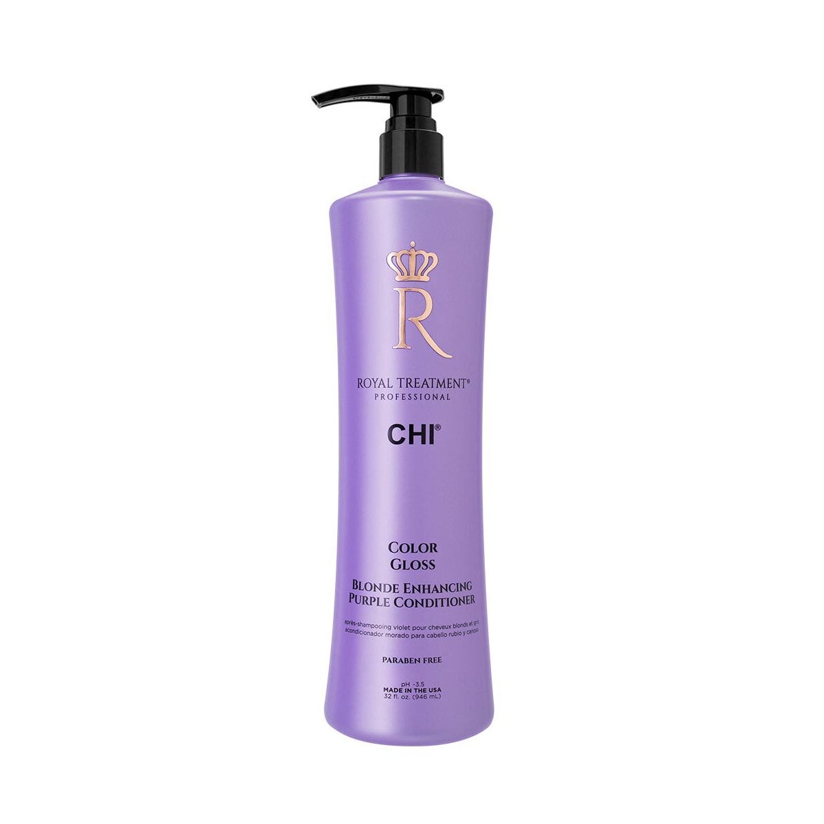 CHI | Royal Treatment Color Gloss Blonde Enhancing Purple Conditioner (1L)