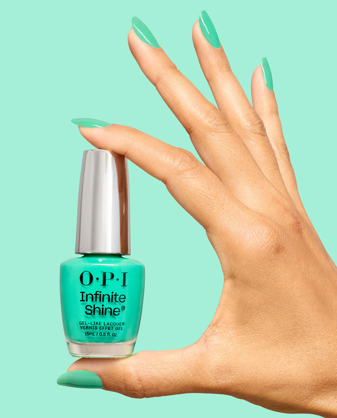 OPI | Infinite Shine • Trip to the Brite Side: Follow the Ice Green Truck