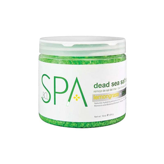 BCL Spa | Lemongrass & Green Tea Salt Soak (16oz)