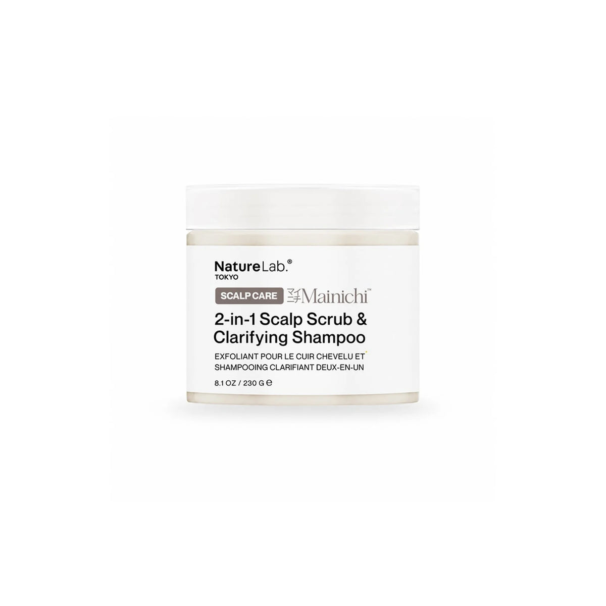NatureLab.Tokyo | Mainichi Perfect Clean 2 in 1 Scalp Scrub & Clarifying Shampoo 200ml