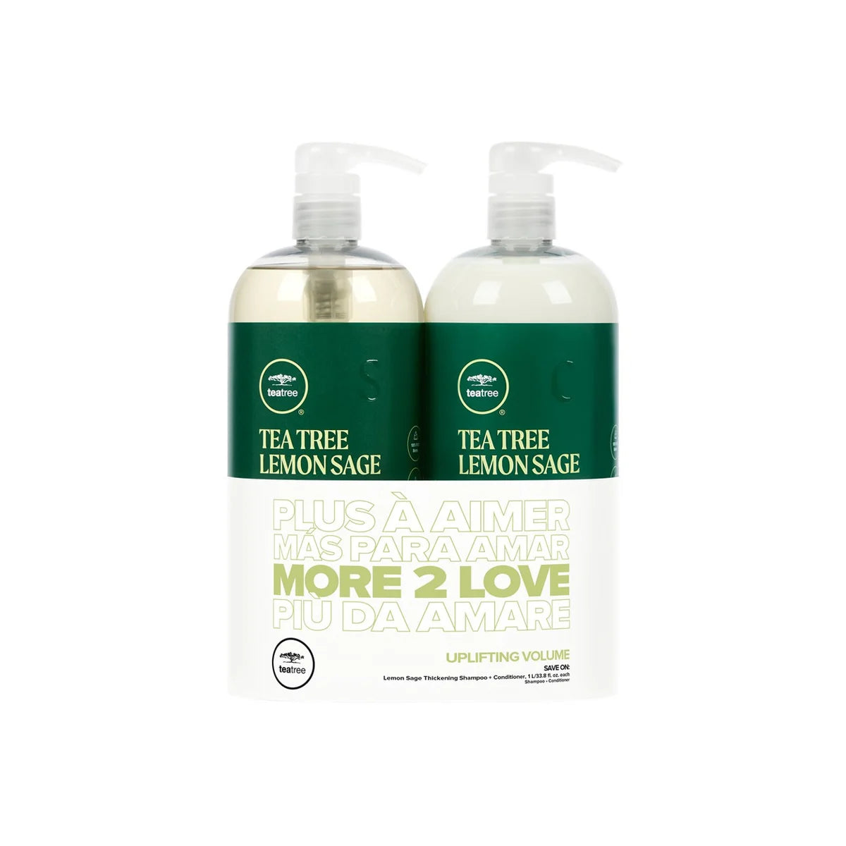 Paul Mitchell | Tea Tree Lemon Sage Shampoo & Conditioner Duo (1L)