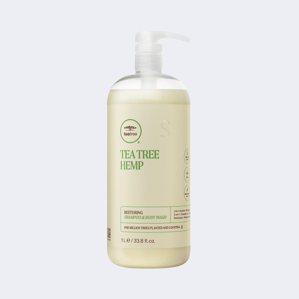 Paul Mitchell | Tea Tree Hemp Shampoo and Body Wash (1L)