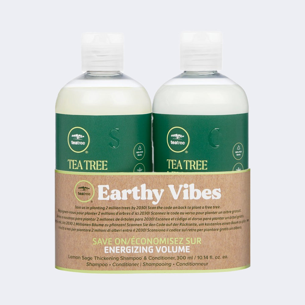 Paul Mitchell | Tea Tree Earthy Vibes Energizing Volume Duo (300ml)